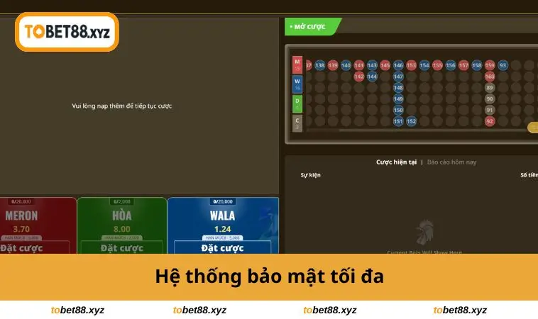 Hệ thống bảo mật tối đa