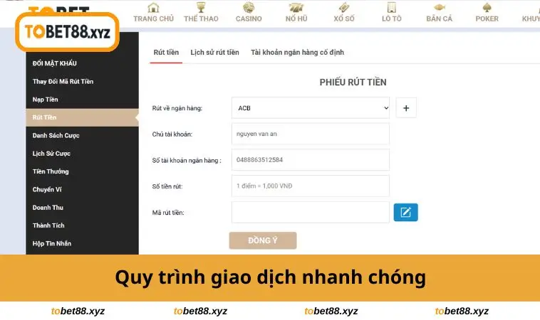 Quy trình nhanh chóng cực dễ