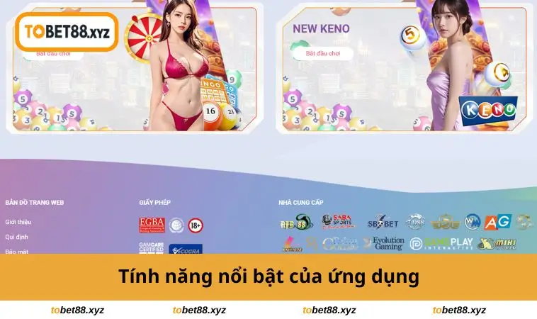 Tính năng nổi bật của ứng dụng